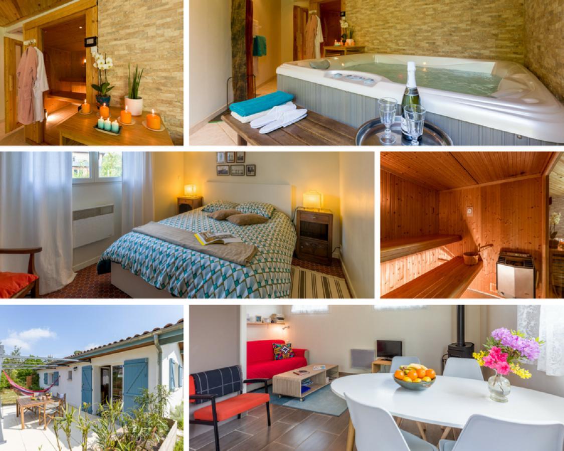 Sauna - Jacuzzi - 100% Privé - L'Estantada Linxe Esterno foto